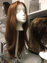 LONG 100% virgin Human Hair Silky straight  - Full lace