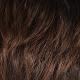 Ginger Brown - DarkBrown, Medium Chestnut Brown highlighted  w/ Medium Golden Brown